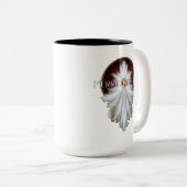 エンジェルウィングススノーフレークメリークリスマスTW ISO ツートーンマグカップ (正面右)