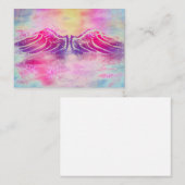 エンジェルウィングススピリチュアルライトワーカー名刺 名刺 (正面/裏面)