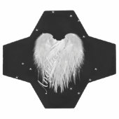 エンジェルウィングスハートブラックスタリーナイト サッカーボール (フラット)