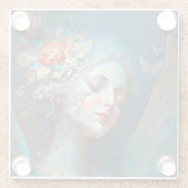 エンジェルウィングスファンタジーアートガラスコースター ガラスコースター (裏面)