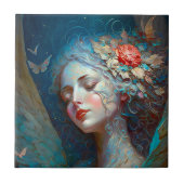 エンジェルウィングスファンタジーアートセラミックタイル タイル (正面)