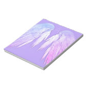 エンジェルウィングスフェアリーパープルモノグラム ノートパッド (回転)