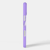 エンジェルウィングスフェアリーパープルモノグラム Case-Mate iPhoneケース (裏面 / 右)