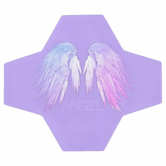 エンジェルウィングスフェアリーパープル名前をカスタムする サッカーボール (フラット)