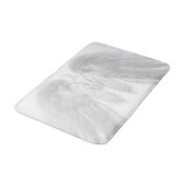 エンジェルウィングスホワイトカスタムモノグラム バスマット (アングル)