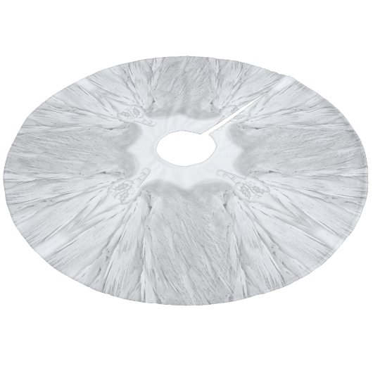 エンジェルウィングスホワイトヘブンリーモノグラム フリース ツリースカート (アングル)