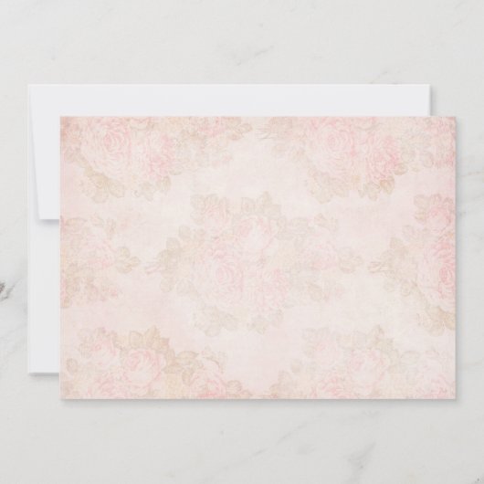 エンジェルウィングスラテンアメリカ系女性バプテスマ&誕生日パーティー 招待状 (裏面)