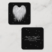 エンジェルウィングス信じ'ハートブラックスタリーナイト スクエア名刺 (正面/裏面)