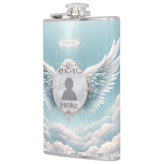 エンジェルウィングス写真記念 フラスク (左)