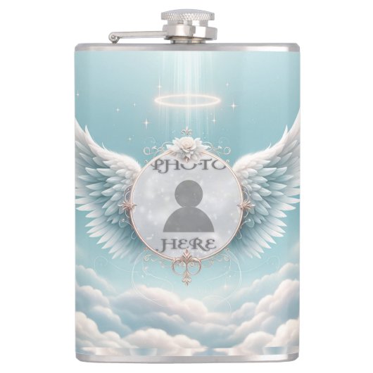 エンジェルウィングス写真記念 フラスク (正面)