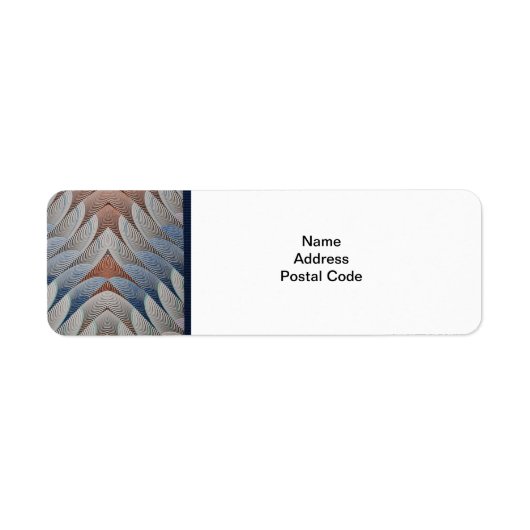 エンジェルウィングス差出人住所ラベル ラベル (正面)