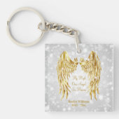 エンジェルウィングス愛する1つの写真の記念損失 キーホルダー (正面)