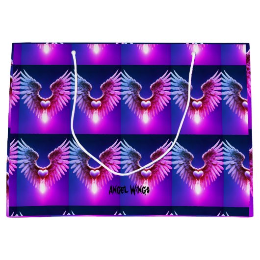 エンジェルウィングス抱き枕 ラージペーパーバッグ (正面)