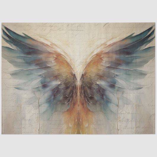エンジェルウィングス2エーテル抽象芸術印象主義 薄葉紙 (正面)