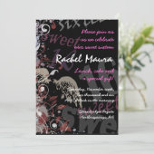 エンジェルウィングス スウィート16 16歳の誕生日 招待状 (スタンド正面)