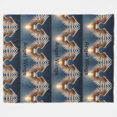 エンジェルウィングス フリースブランケット (正面(横))