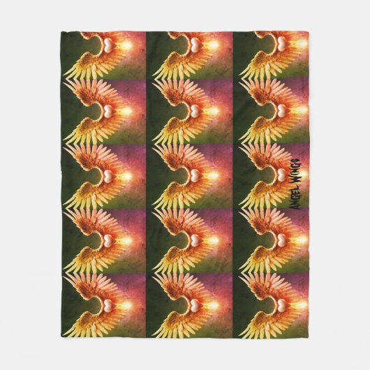 エンジェルウィングス フリースブランケット (正面)