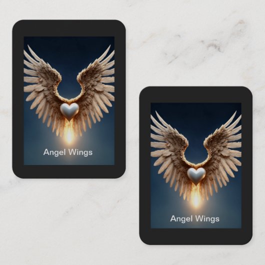 エンジェルウィングス 名刺 (正面/裏面)