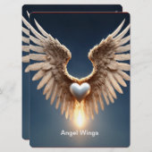 エンジェルウィングス 招待状 (正面/裏面)