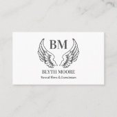 エンジェルウィングス、葬儀社、役員 名刺 (正面)