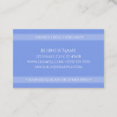 エンジェルウィングズドリーミーピンクソフトブルー 名刺 (裏面)