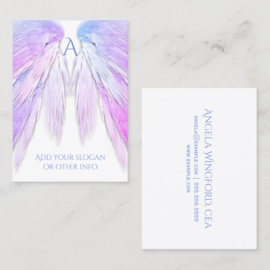 エンジェルウィングズドリーミー美しい 名刺 (正面/裏面)