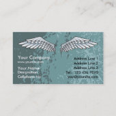 エンジェルウィングズドロッドブルー 名刺 (正面)