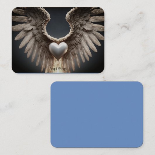 エンジェルウィングズプレミアムクラフトビジネスカード 名刺 (正面/裏面)