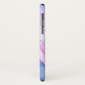 エンジェルウィングズモノグラムピンクドリーミーソフトブルー Case-Mate iPhoneケース (裏面/左)