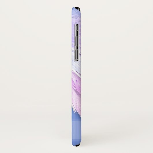 エンジェルウィングズモノグラムピンクドリーミーソフトブルー Case-Mate iPhoneケース (裏面/左)