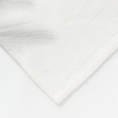 エンジェルウィングズモノグラムホワイト フリースブランケット (角)