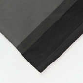 エンジェルウィングズモノグラム名ブラック フリースブランケット (角)