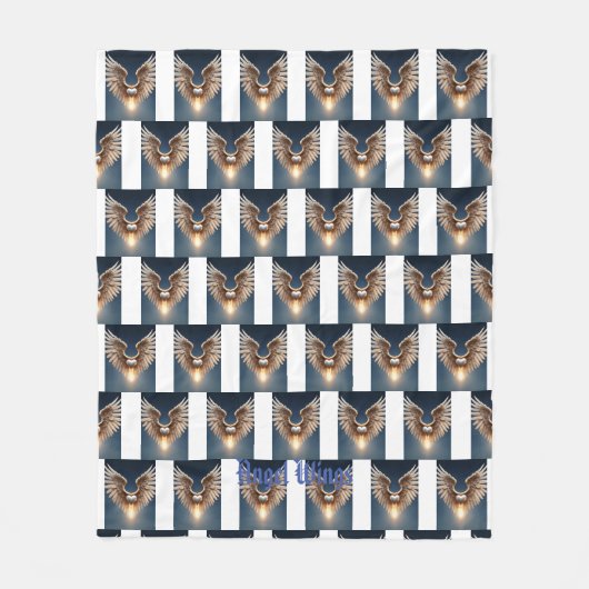 エンジェルウィングズラブリーティ フリースブランケット (正面)