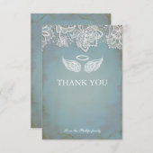 エンジェルウィングチェルブサンキューカード 招待状 (正面/裏面)