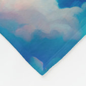 エンジェルウィング天国神の金ゴールド美しいフライ フリースブランケット (角)