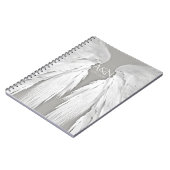 エンジェルウイング結婚ズイニシャルグレエレガントー ノートブック (左側)