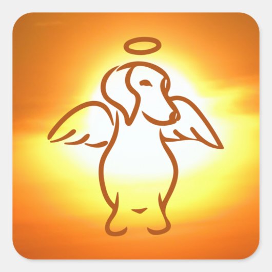 エンジェルウインナソーセージシール スクエアシール (正面)