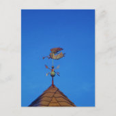 エンジェルウェザーベーンブライトブルースカイ ポストカード (正面)