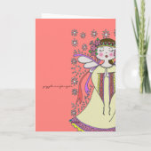 エンジェルウクライナフォークアート カード (裏面)