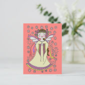 エンジェルウクライナフォークアート ポストカード (スタンド正面)