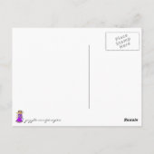 エンジェルウクライナフォークアート ポストカード (裏面)