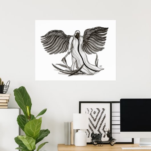 エンジェルウリエル ポスター (ホームオフィス)