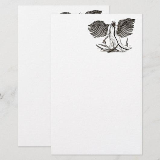 エンジェルウリエル 便箋 (正面/裏面)