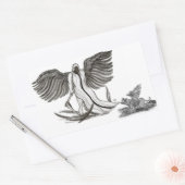 エンジェルウリエル 長方形シール (封筒)