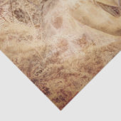 エンジェルエレガントブラウン白熱［赤熱］光を放つセピアフローラアンティーク 薄葉紙 (詳細)