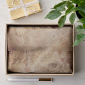 エンジェルエレガントブラウン白熱［赤熱］光を放つセピアフローラアンティーク 薄葉紙 (ギフト)