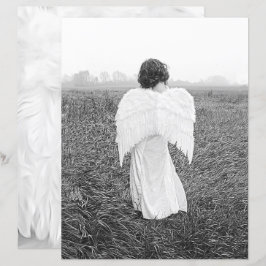 エンジェルエレガントブラック&ホワイトのフォトアート