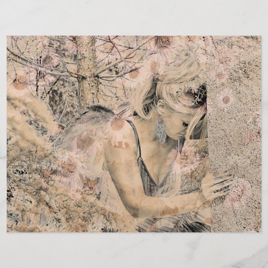 エンジェルエレガントボホフローラアンティークセピア (裏面)