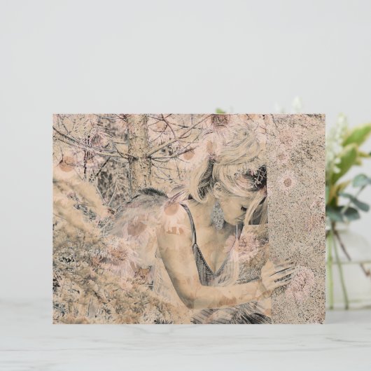 エンジェルエレガントボホフローラアンティークセピア (スタンド正面)