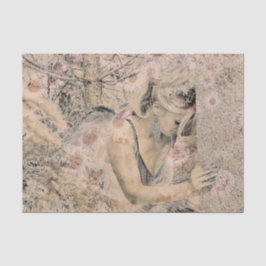 エンジェルエレガントボホフローラアンティークセピア 薄葉紙